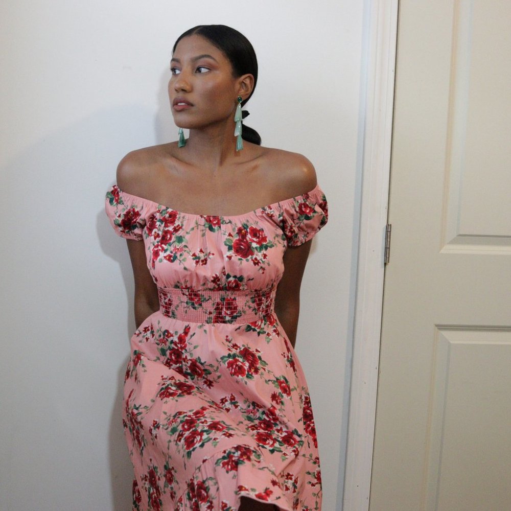 Vintage floral dress